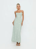 Avienna Maxi Dress Sage Burnout