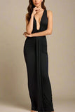 Bella Bodycon Wrap Maxi Dress Classic Black Sale