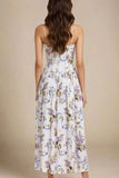 Tasmin Midi Dress White Floral