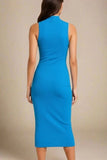Layla Bandage Midi Dress Sky Blue