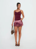 Ready To Party Frill Skort Pink Leopard