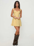 Mcbeath Mini Dress Yellow