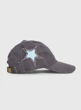 Cultivate Star Detail Cap Grey Blue