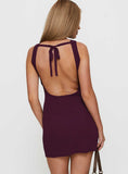 Mayok Mini Dress Plum