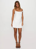 Celena Mini Dress White Floral