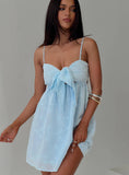 Granno Mini Dress Light Blue Tall