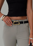 Leto Belt Black Gold