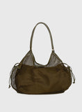 Isolda Mesh Tote Bag Khaki