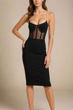 Leah Bodycon Dress Classic Black Sale