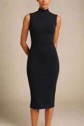 Grace Bandage Midi Dress Classic Black Sale
