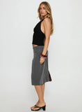 Rakelle 3 4 Tailored Shorts Dark Grey