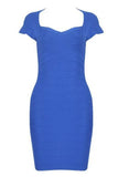 Miranda Bandage Mini Dress Royal Blue