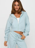 Revive Zip Through Hoodie Blue