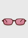 Such A Sweetie Rectangle Sunglasses Red