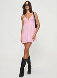 Nicoletta Mini Dress Light Pink Petite