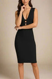 Bay Bandage Dress Classic Black