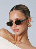 Since New York Sunglasses Gold Brown