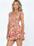 The Love Galore Romper Multi Floral