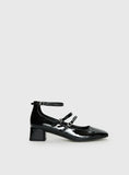 Berta Heels Black Patent