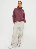 Oswin Turtleneck Sweater Burgundy
