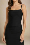 Scarlett Bandage Tank Top Classic Black