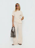 Amelise Knit Poncho Beige