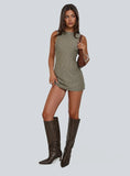 Yumiko Romper Green Stripe Tall