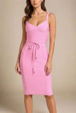 Bek Bandage Dress Blush Pink Sale