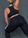 Unstoppable Activewear 7 8 Leggings Black Curve