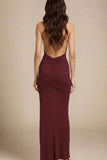 Bella Bodycon Wrap Maxi Dress Red Wine