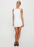 Yumiko Romper White