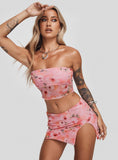 Corella Set Digital Pink Floral