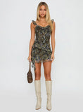My Lifeline Frill Mini Dress Zebra