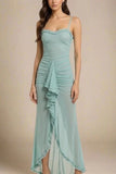 Noah Bodycon Wrap Midi Dress Tiffany Blue