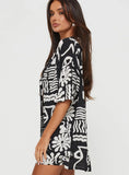 Caraliia Shirt Black Cream