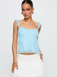 Madaleine Lace Top Blue
