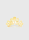 Devinn Floral Claw Clip Yellow