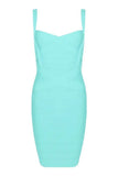Heidi Bandage Mini Dress Sky Blue Sale