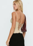 Scorsese Corset Top Champagne
