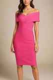 Bea Bandage Dress Hot Pink Sale
