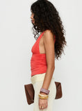 Sublime Ruched Top Orange