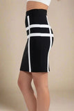 Suki High Waist Bandage Mini Skirt Classic Black