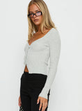 Sorenna Long Sleeve Top Grey