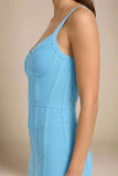 Pip Bandage Corset Dress Sky Blue
