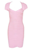Miranda Bandage Mini Dress Dusty Pink Sale