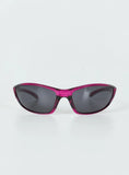 Rave On Sunglasses Burgundy