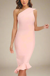 Avery Bandage Dress Dusty Pink Sale
