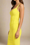 Pip Bandage Corset Dress Sun Yellow