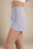 Jay High Waist Bandage Mini Skirt Grey
