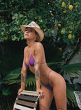 Selbie Cheeky Bikini Bottoms Purple